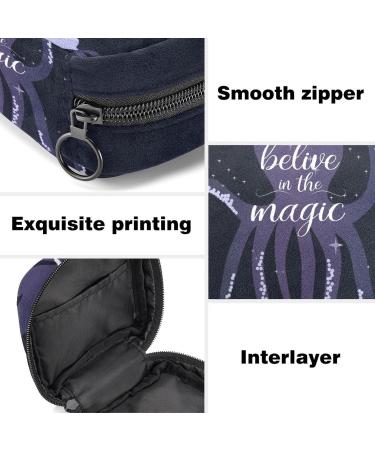 Womens Napkin Storage Pocket | Marine Space Animal Design | Portable Menstrual Cup & Bandage Bags for First Period - Buy Online on GoSupps.com