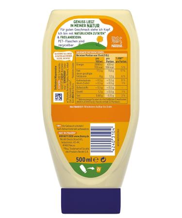 THOMY Delicatessen Mayonnaise - 500ml Squeeze Bottle | Premium Flavor for International Shipping - Buy Online on GoSupps.com