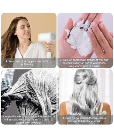 Buy 4.23oz White Temporary Hair Tint | Instant Cream Mud & Unisex Styling Pomade | 120g Silver White Hair Wax for Parties Cosplay & Holidays - Shop Internationally! - Buy Online on GoSupps.com