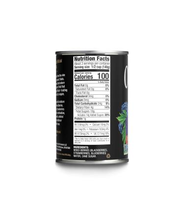 Oregon Fruit Mixed Berries 14.6 Oz Can (Pack Of 4) - Buy Online on GoSupps.com