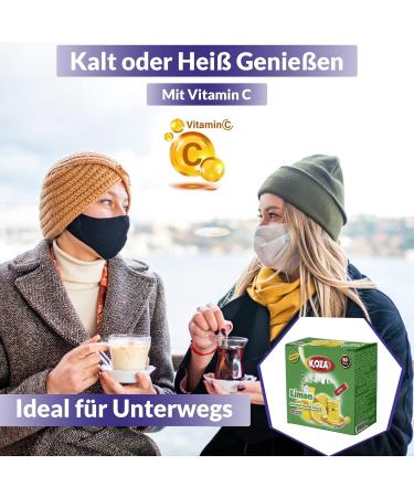 Buy Koza Lemon Instant Beverage Powder - 50 Pack | Hot & Cold Drink Mix | Turkish Tea & Iced Tea Lemon | Perfect for Refreshing Beverages - Buy Online on GoSupps.com