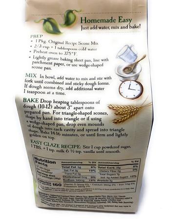 Sticky Fingers Scone Mix (Pack of 2) - 1 lb Bags, All Natural Baking Mix - Original Flavor - Buy Online on GoSupps.com