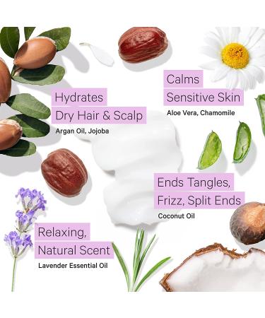 Tree To Tub Moisturizing Conditioner - Hydrating Sulfate-Free Argan Oil, Vegan Hair Moisturizer with Organic Coconut Oil & Lavender 8.5 Fl Oz - Buy Online on GoSupps.com