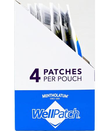 WellPatch Migraine Headache Cooling Patch - Drug Free, Lasts Up to 12 Hours - Safe for Medication - Large Patches, 4 Count - Buy Online on GoSupps.com