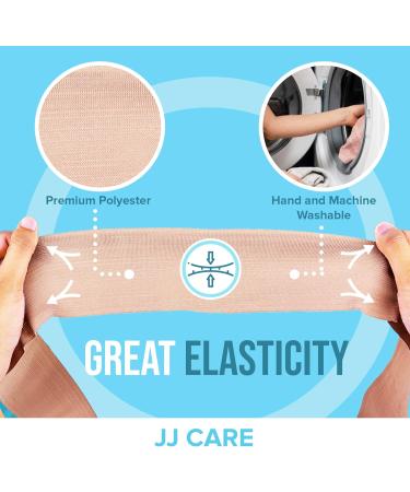 JJ CARE Elastic Bandage Wrap (Pack of 6) - 3" & 6" Compression Bandages with Clips for Ankle Wrist Foot | Durable & Reusable Shipping Worldwide - Buy Online on GoSupps.com
