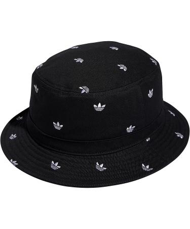 adidas Originals AOP Trefoil Bucket Hat - Unisex, One Size, Black/White - Buy Online on GoSupps.com