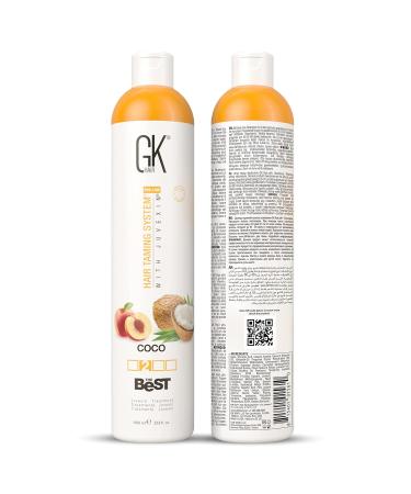 GK Hair Global Keratin Coco 1000ml - Vegan Smooth Keratin Treatment for Silky Ruff-Free Hair | Best Brazilian Blowout Smoothing - Buy Online on GoSupps.com