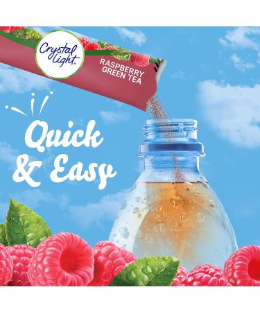 Crystal Light Sugar-Free Raspberry Green Tea Powdered Drink Mix - 120 Count, 10 Pack (Pack of 12) - On-The-Go Refreshment - Buy Online on GoSupps.com
