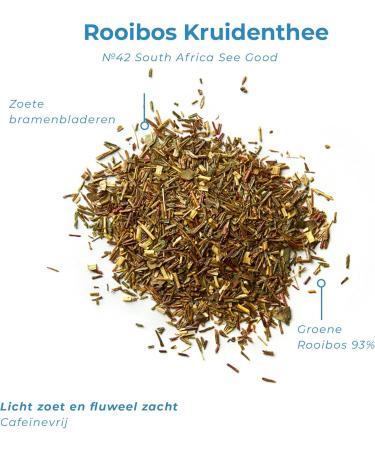 Soolong See South Africa No42 Green Rooibos & Vanilla Tea Light Sweet & Velvet Soft Rooibos and Vanilla Sustainable Loose Tea Rooibos from South Africa Can 100gram South Africa Rooibos Vanilla Velvet soft Large can - Buy Online on GoSupps.com