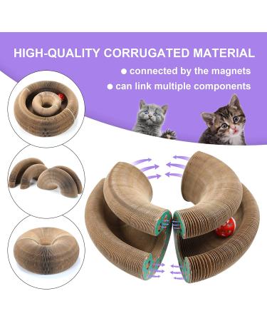 PetHse Magic Organ Cat Scratching Board - Interactive Scratch Pad Toy with Toy Bell Ball - Buy Online on GoSupps.com