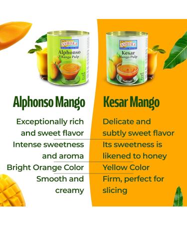 ASHOKA Mango Pulp Kesar 1 x 850 g - Buy Online on GoSupps.com