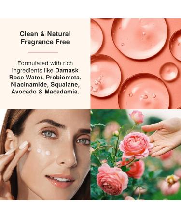 Ultra Hydrating Facial Moisturizer with Niacinamide & Rose Water - Vegan Cruelty-Free Skincare for Youthful Glow - Buy Online on GoSupps.com
