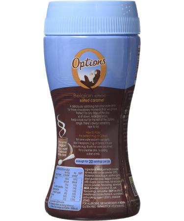 Options Belgian Chocolate Salted Caramel 220g - Decadent Chocolate Caramel Delight - Buy Online on GoSupps.com