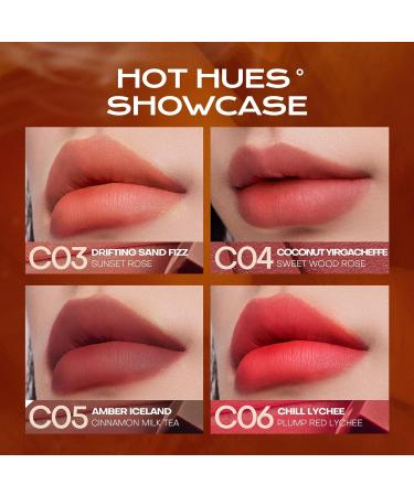 Buy Mistine Lipstick Thai Latte - Sheer Creamy Rouge Velvet Matte Finish - Non-Sticky C01 Rainy Iced Coffee - 3.5g for Women | International Shipping - Buy Online on GoSupps.com