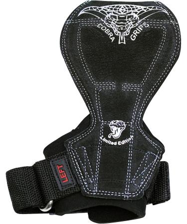 Cobra Grips Flex 2018 Weight Lifting Gloves - Heavy Duty Straps for Deadlifts & Bodybuilding - Small Black Leather - Buy Online on GoSupps.com