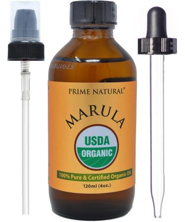 PRIME NATURAL Organic Tamanu Oil (4oz) & Organic Marula Oil (4oz) Bundle - USDA Certified - Cold Pressed Virgin Unrefined Vegan For Face Hair & Skin Care - Natural Moisturizer - Buy Online on GoSupps.com