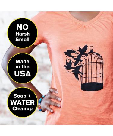 Speedball Fabric Screen Printing Ink Starter Set - 6 Colors, 4oz - Ideal for T-Shirt and Silkscreen Printmaking - Buy Online on GoSupps.com