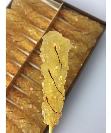 Saffron Rock Candy Sticks - 2 Cans (38 Sticks Total) | Premium Quality & International Shipping - Buy Online on GoSupps.com