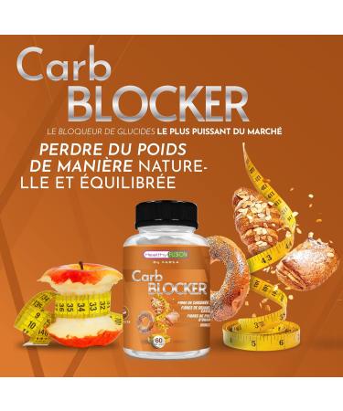 Healthy Fusion Powerful Fat & Carb Blocker | Slimming Action | Sugarlock Formula | Cocoa Seeds Orange Pulp & Chicory Fiber | Suitable for All Diets | 60U - Buy Online on GoSupps.com
