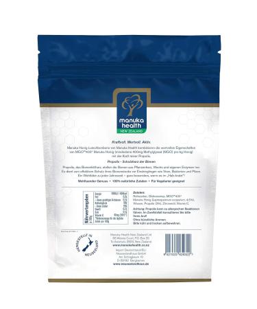 Manuka Health MGO 400+ Lollipotive & Lemon Lozenges Bundle - 100% Pure New Zealand Propolis & Vitamin C Candies - International Shipping Available - Buy Online on GoSupps.com