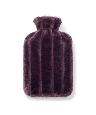 Brevian 2 Litre Large Hot Water Bottle with Soft Luxury Faux Fur Cover UK (Plum Purple Regular) Plum Purple Regular - Buy Online on GoSupps.com