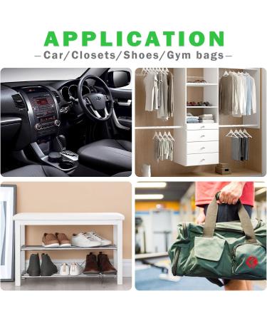 Shoe Deodorizer Anti Odour Trainer Deodoriser Balls Air Fresheners for Car Gym Bag Wardrobe Lockers Footwear Cologne Scent 6 Pack Football Cologne Scent 4 - Buy Online on GoSupps.com