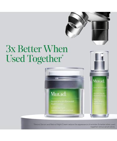 Murad Resurgence Retinol Youth Renewal Night Cream - Anti-Aging Treatment for Lines, Wrinkles, Hydration, Firming & Smoothing - 1.7 Fl Oz - Buy Online on GoSupps.com