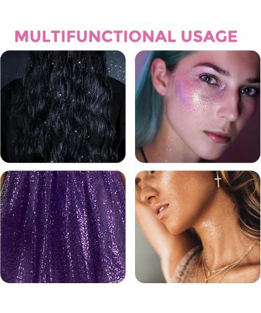 SOVONCARE Hair and Body Glitter Spray Instant Sparkly Glow for Women | Quick-Drying Non-Sticky Hairspray & Body Shimmer | 4.7 oz Orange - Buy Online on GoSupps.com
