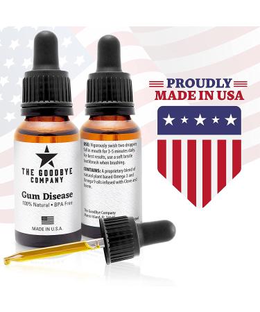 Organic Neem & Clove Gum Disease Remedy - Natural Gingivitis Treatment 1 Fl Oz - Buy Online on GoSupps.com