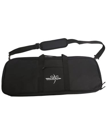 SAS Recurve Takedown Bow Case with Detachable Shoulder Sling and Pockets Black