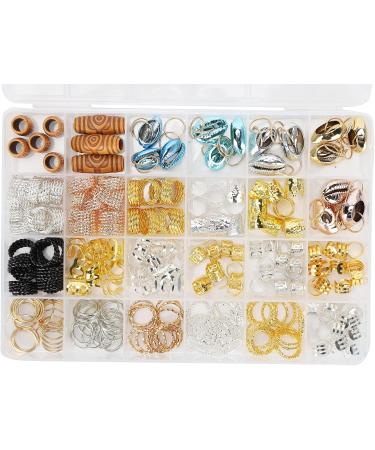 Hair Braid Rings Reliable Convenient Portable Dreadlock Hair Ring for Office for Parties for Household for Wedding Banquets for Film Festivals - Buy Online on GoSupps.com