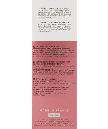 Lierac Supra Radiance Double Peeling Radiance Mask 75ml - Buy Online on GoSupps.com
