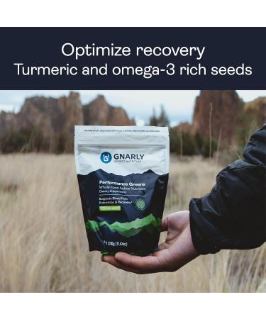 Gnarly Nutrition Performance Greens Superfood Powder - Lemon Mint 11.64 Oz (30 Servings) - Buy Online on GoSupps.com