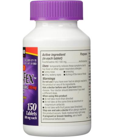 Kirkland Signature Aller-Fex 180mg 150 Tablets - 150 Count Pack of 1 - Buy Online on GoSupps.com