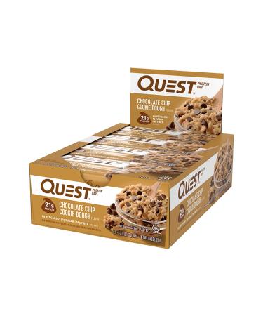 Quest Nutrition Chocolate Chip Cookie Dough Protein Bars 12 Pack