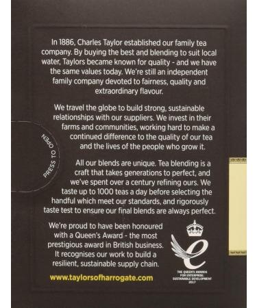 Taylors of Harrogate White Tea - 20 Teabags | Premium Quality Tea - Buy Online on GoSupps.com