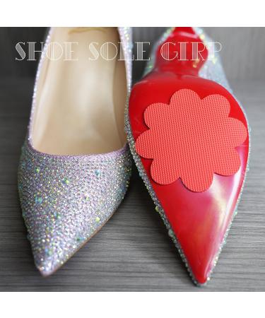 UNIKSTEP Non-Slip Shoe Sole Grips - 10 Piece Self-Adhesive Rubber Pads with Star Heart & Flower Shapes for Noise Reduction - Perfect for International Shipping - Buy Online on GoSupps.com