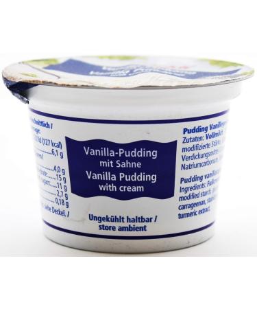 Frischli Vanilla Pudding with Cream - Pack of 20 (20 x 85g) | Premium International Shipping - Buy Online on GoSupps.com