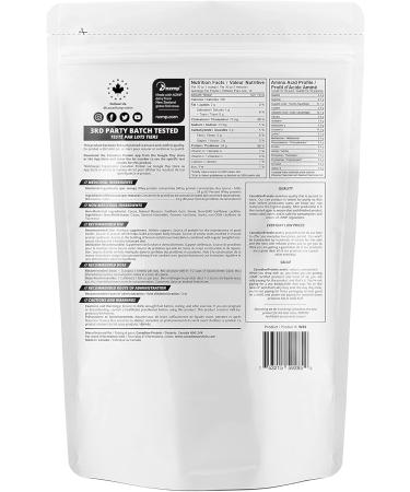 Canadian Protein Grass-Fed New Zealand Whey Concentrate with Stevia 24g of Protein | 1 kg of Natural Chocolate Milkshake Flavoured Low Carb Workout Recovery Drink | Undenatured Whey Protein Shake - Buy Online on GoSupps.com