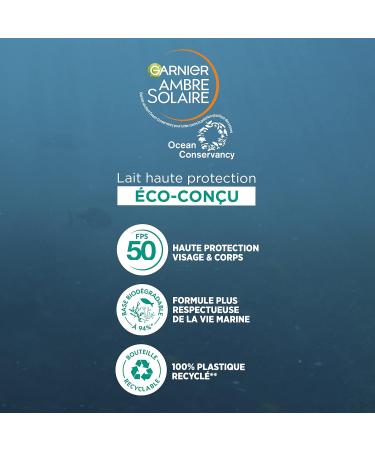 Garnier Ambre Solaire Eco-Designed Solar Protector Milk WP SPF30 - 200ml | Buy Internationally - Buy Online on GoSupps.com