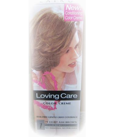 Clairol Natural Instincts Loving Care Color 75 Light Ash Brown 1 box.