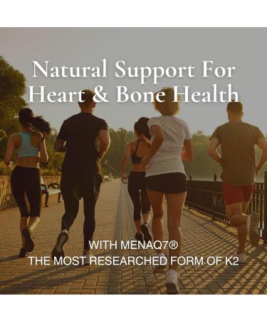Utzy Naturals Vitamin K2 | 180 mcg of MenaQ7 Form of K2 | Made in USA | 60 Capsules - Buy Online on GoSupps.com