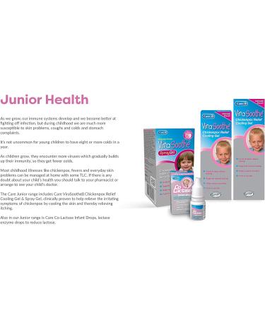 Care ViraSoothe Chickenpox Relief Cooling Spray Gel 60ml - Soothing Skin Relief (Pack of 1) - Buy Online on GoSupps.com