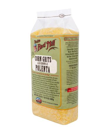 Bob's Red Mill Corn Grits / Polenta 24 oz (Pack of 4) - Authentic, Stone Ground - Buy Online on GoSupps.com