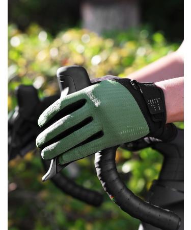 INBIKE Cycling Gloves for Men - 2 Finger Touchscreen Shockproof Elastic Breathable - IHC406 Green L - International Shipping Available - Buy Online on GoSupps.com