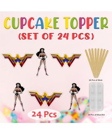 Seyal Wondr Woman Cupcake Topper - Buy Online on GoSupps.com