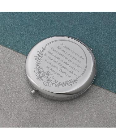 KUIYAI Sponsor Gift Sponsor Pocket Mirror Sponsor Thank You Gift Thank You For Being Mine Compact Mirror For Women (sponsor mirrorUK) - Buy Online on GoSupps.com