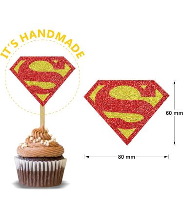 Seyal Suprman Cupcake Topper Superman Cupcake Topper - Buy Online on GoSupps.com