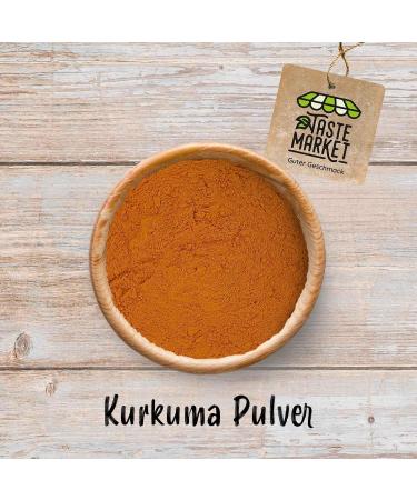  TASTE Guter Geschmack 2 x 100g Turmeric Powder | Ground Turmeric Root | Root | Spices | Curcumin Curcumin | Latte Turmeric 200g - Buy Online on GoSupps.com