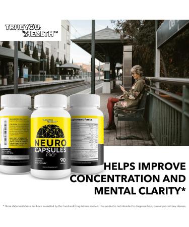 Neuro Capsules Pro Brain Flow - Nootropic Mind and Memory Support & Circulation Supplement - Memory Lift Focus Pills - Mind Nerve Freedom Ageless Brain Nectar Gold Brain Support Clear Flux Blood Flow - Buy Online on GoSupps.com